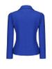 Casual Single Button Notch Lapel Plain Plus Size Puff Sleeve Plus Size Blazer