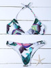 Casual Boho Rainforest Vibes Floral Print Bikini Set