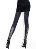 Casual Patchwork Leopard Hollow Out Legging