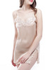 Casual Spaghetti Strap Backless Slit Nightgown