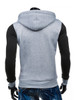 Casual Modern Zips Color Block Men Hoodie