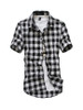 Casual Mens Classic Plaid Shirt