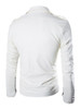 Casual Men's Plain Zip Lapel Leather Jacket
