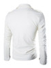 Casual Men's Plain Zip Lapel Leather Jacket