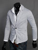 Casual Classic Notch Lapel Solid Single Button Men Blazer