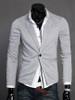 Casual Classic Notch Lapel Solid Single Button Men Blazer