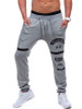 Casual Pocket Drawstring Letters Printed Men's Casual Pant