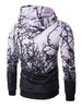 Casual Men's 3D Branch Printed Hoodie
