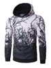 Casual Men's 3D Branch Printed Hoodie