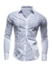 Casual Men's Fashion Plain Multicolor Shirt
