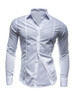 Casual Men's Fashion Plain Multicolor Shirt