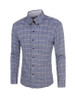 Casual Men's Assorted Colorsplaid Small Lapel Shirt