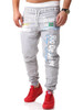 Casual Drawstring Letters Mid-Rise Men's Casual Pant