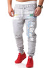 Casual Drawstring Letters Mid-Rise Men's Casual Pant