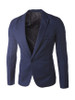 Casual Formal Notch Lapel Single Button Plain Men Blazer