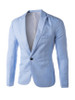 Casual Formal Notch Lapel Single Button Plain Men Blazer