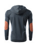 Casual Asymmetric Zips Color Block Men's Hoodie