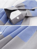 Casual Mens Color Block Striped Small Lapel Shirt