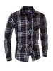 Casual Classic Plaid Mens Shirt