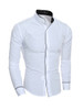 Casual Band Collar Men's Shirt