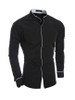 Casual Band Collar Men's Shirt
