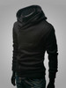 Casual Solid-Color Casual Zips Men Hoodie