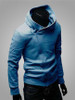 Casual Solid-Color Casual Zips Men Hoodie