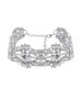 Casual High-Quality Flower Modeling Rhinestone Choker Casual High-Quality Flower Modeling Rhinestone Choker
