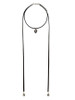 Casual Velvet Waterdrop Pendant Necklace