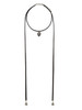 Casual Velvet Waterdrop Pendant Necklace