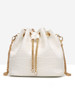 Casual Crocodile Pattern Pu Chain Crossbody Bag