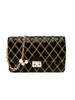 Casual Embroidery Quilted Chain Classic Crossbody Bag