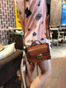 Casual Rivet Gradient Pu Crossbody Bag