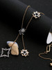 Casual Stars Pendant Crystal Necklace