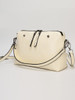 Casual Rivet Trim Basic Crossbody Bag