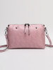 Casual Rivet Trim Basic Crossbody Bag