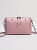 Casual Rivet Trim Basic Crossbody Bag