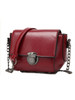 Casual Vintage Chain Plain Crossbody Bag