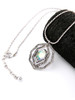 Casual Faux Crystal Pendant Rhinestone Necklace