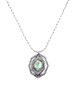Casual Faux Crystal Pendant Rhinestone Necklace