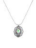 Casual Faux Crystal Pendant Rhinestone Necklace