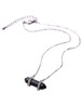 Casual Black Stone Pendant Necklace