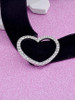 Casual Velvet Heart-Shaped Choker Necklace Casual Velvet Heart-Shaped Choker Necklace