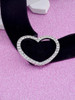 Casual Velvet Heart-Shaped Choker Necklace Casual Velvet Heart-Shaped Choker Necklace