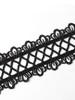 Casual Wide Lace Hollow Out Choker Necklace