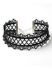 Casual Wide Lace Hollow Out Choker Necklace
