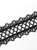 Casual Wide Lace Hollow Out Choker Necklace