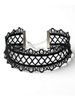 Casual Wide Lace Hollow Out Choker Necklace
