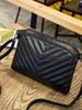 Casual Plain Quilted Two Ways Crossbody Bag