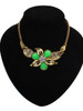 Casual Floral Acrylic Pendant Necklace